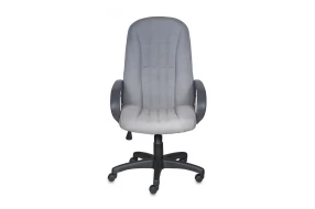Кресло T-898AXSN Ткань/Пластик/Металл, Серый 10-128 (ткань)/Чёрный (пластик)